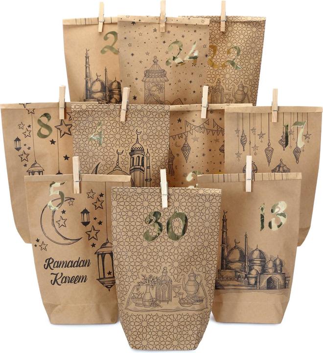 Produktbild Papierdrachen Ramadan-Geschenktüten (Geschenktüte, 1 x)