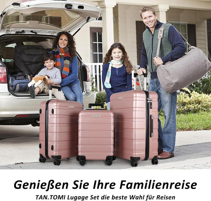 Actual product image Tan.Tomi 3-piece hard case set (95 l)