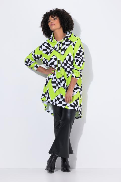 Immagine prodotto Angel of Style Maglia dal taglio oversize con scacchi e cappuccio (50, 52)