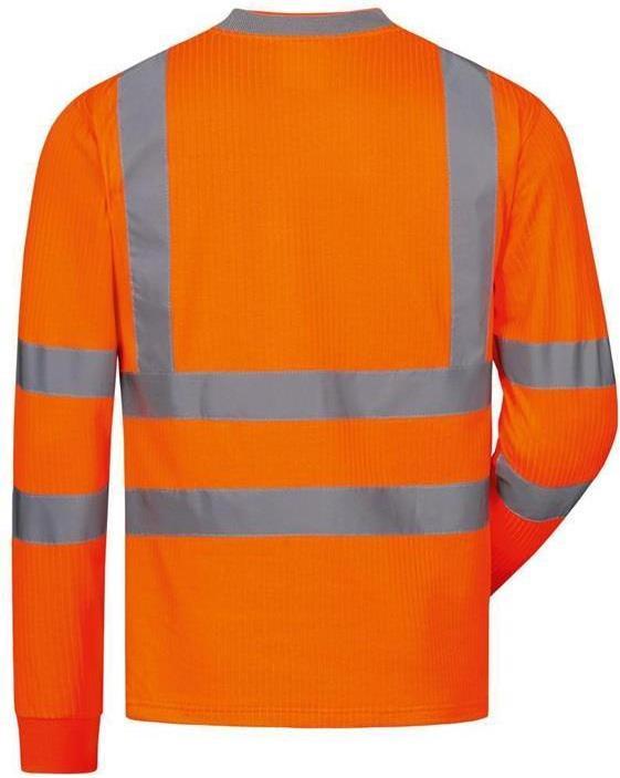 Produktbild Safestyle Warnschutz-Langarm-T-Shirt NEVIO Grösse L (54/56) orange (L)
