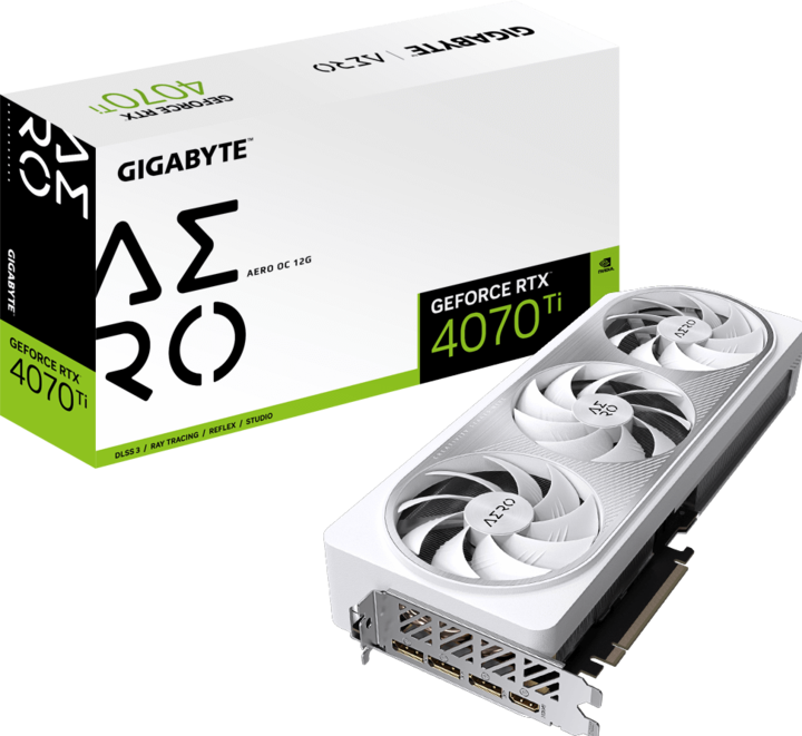Immagine prodotto Gigabyte GeForce RTX 4070 Ti AERO OC (12 GB)