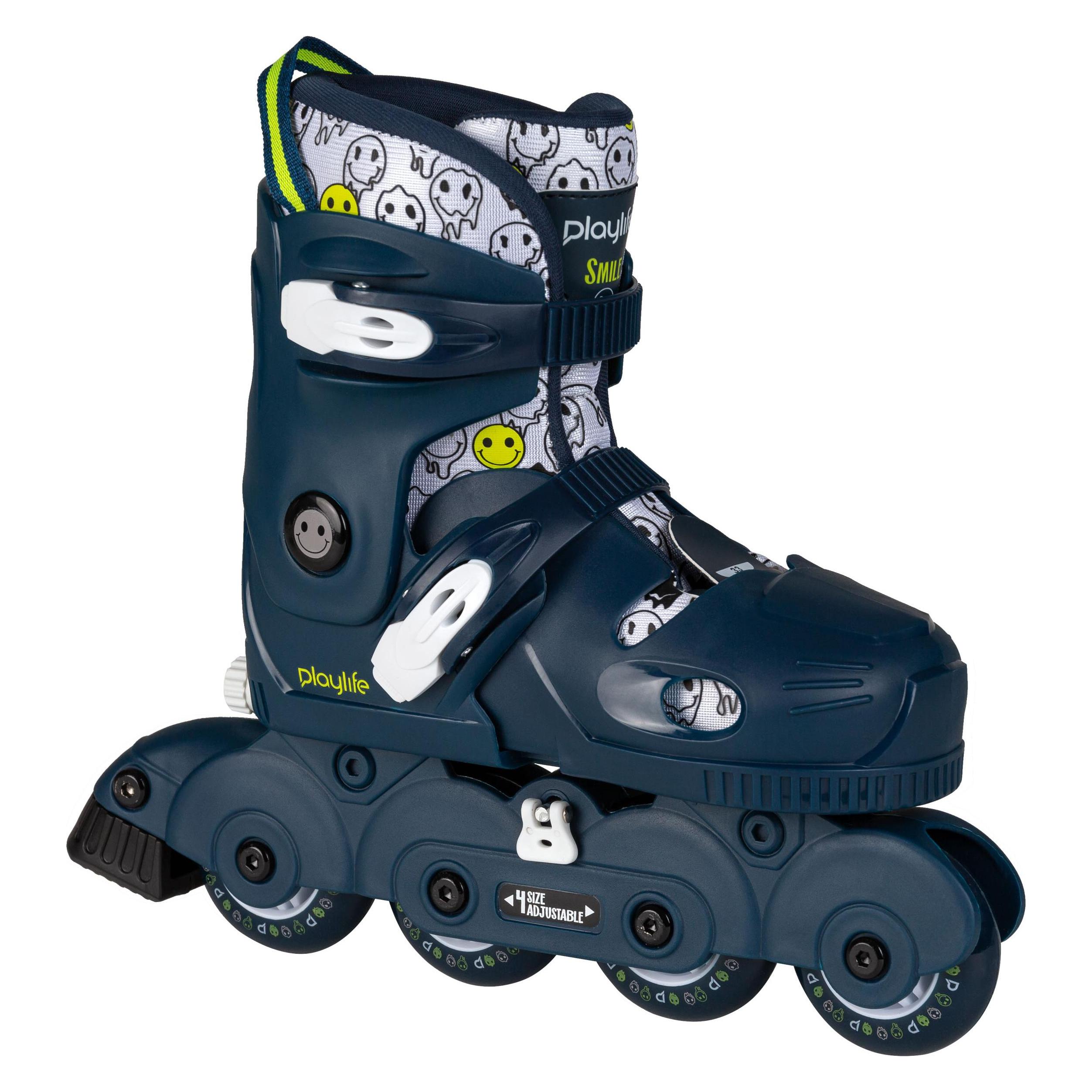 Powerslide, Jungen, Rollschuhe, Rollschuhe Smile Jungen 34-37 (34, 35, 36, 37), Blau