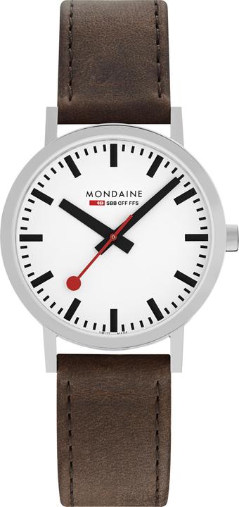 Produktbild Mondaine Classic - Vegan poliert (Analoguhr, Swiss Made, 40 mm)