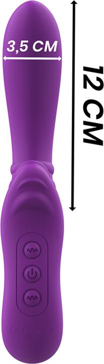 Actual product image Intense Harry Vibrator Flexible With Purple Tongue