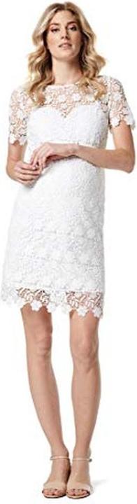 Image du produit Esprit Robe de maternité en dentelle avec doublure intégrée et manches (38)