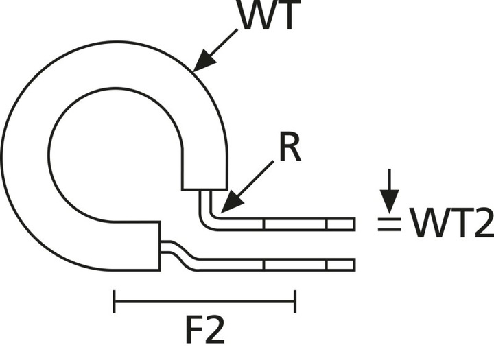 Produktbild HellermannTyton Befestigungsschelle Alu P-Clip 23,8mm
