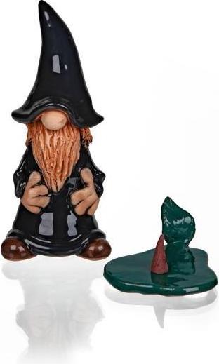 Image du produit Crottendorfer 3703 - Encensoir céramique lutin noir, 18 cm
