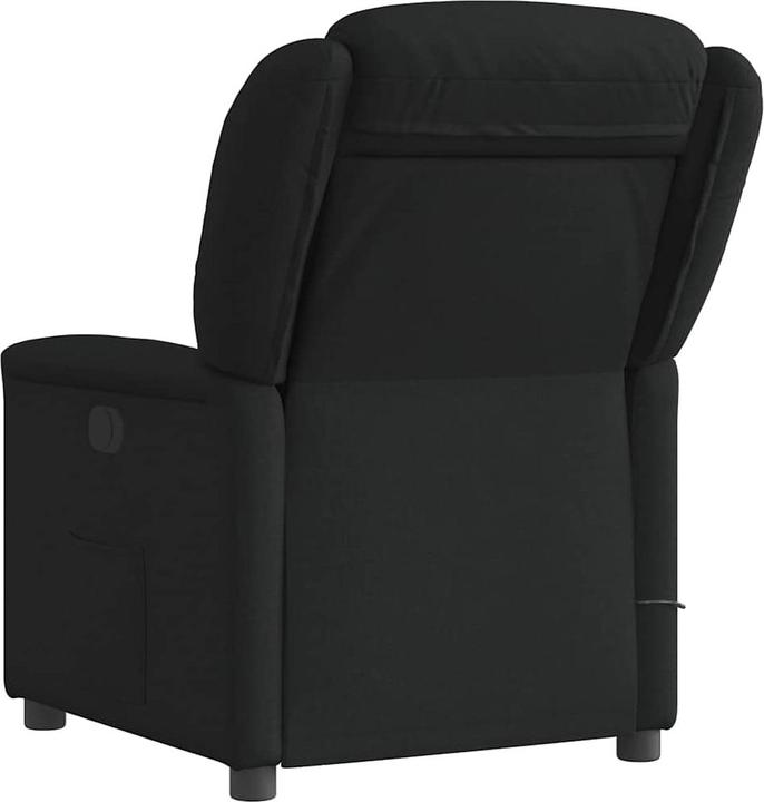 Actual product image vidaXL Massage chair electric black fabric