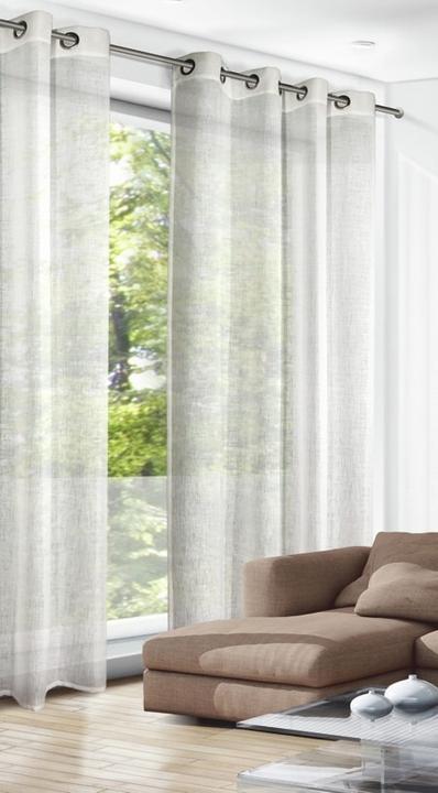 Actual product image Sehlbach Fertiggardine mit Ösen Struktur Uni (245 x 140 cm)