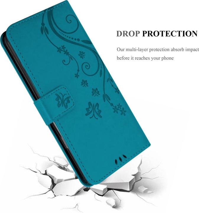 Immagine prodotto Cadorabo Copertina del libro a fiori (Motorola Moto G51 5G)