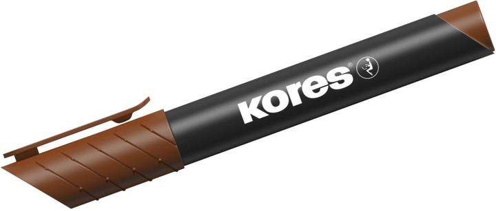 Produktbild Kores Permanent-Marker "K MARKER", Rundspitze, braun (1 x)