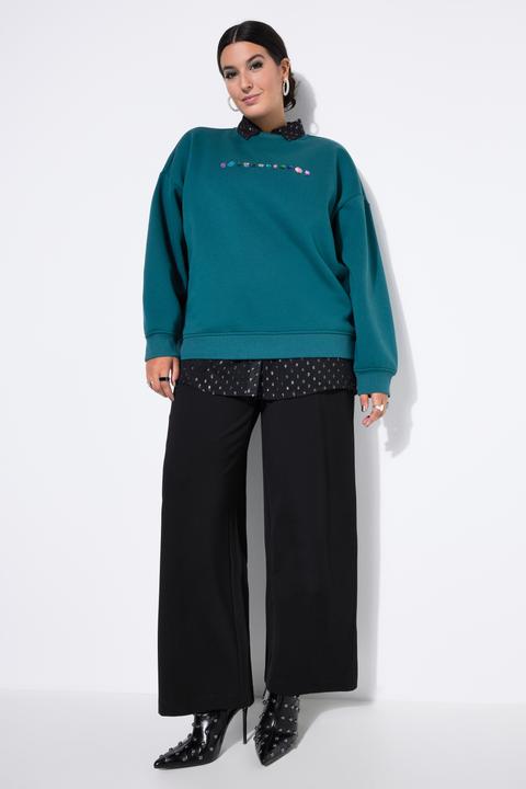 Actual product image Studio Untold Sweatshirt, oversized, Ziersteinchen (54)