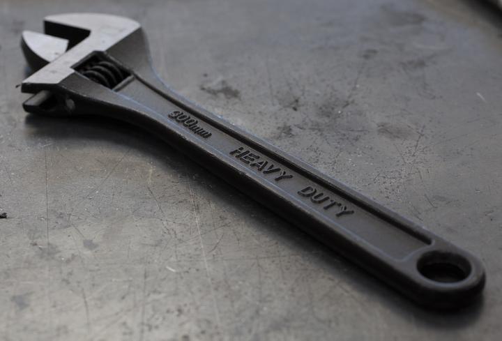 Actual product image RS PRO 12in adjustable spanner (34 mm)