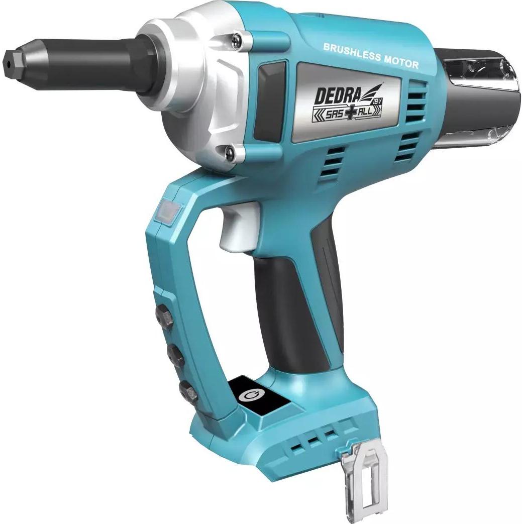 Dedra, Tacker + Nagelpistole, Bürstenlose Nietmaschine 10kN 18V