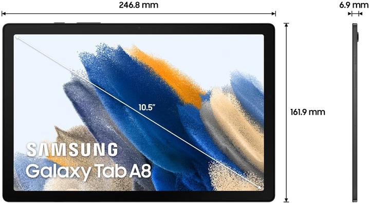 Immagine prodotto Samsung Galaxy Tab A8 (Solo WiFi, 10.50", 32 GB, Grigio)