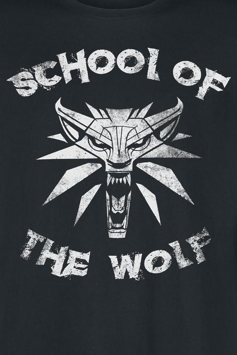 Immagine prodotto Difuzed Maglietta a maniche corte da uomo di The Witcher - School Of The Wolf - L (L)