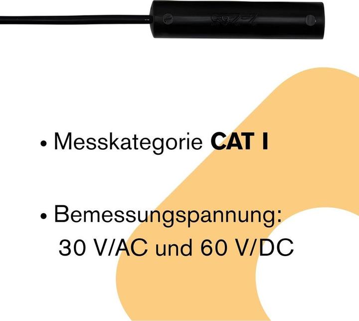 Produktbild Bernstein Prüfspitze Schwarz, Klinge 1 mm