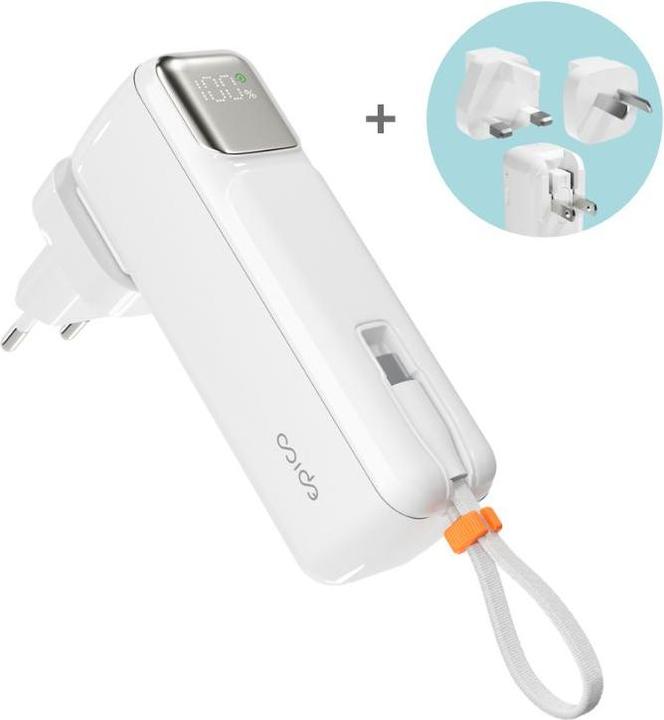 Actual product image Epico UltraPack ET30 2in1 Travel Power Bank (5000 mAh, 20 W, 20 Wh)