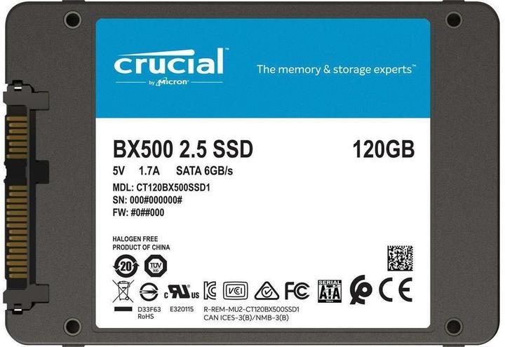 Actual product image Crucial BX500 (240 GB, 2.5")