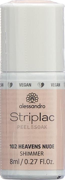 Actual product image Alessandro Striplac Peel or Soak (Heavens Nude, UV gel varnish)