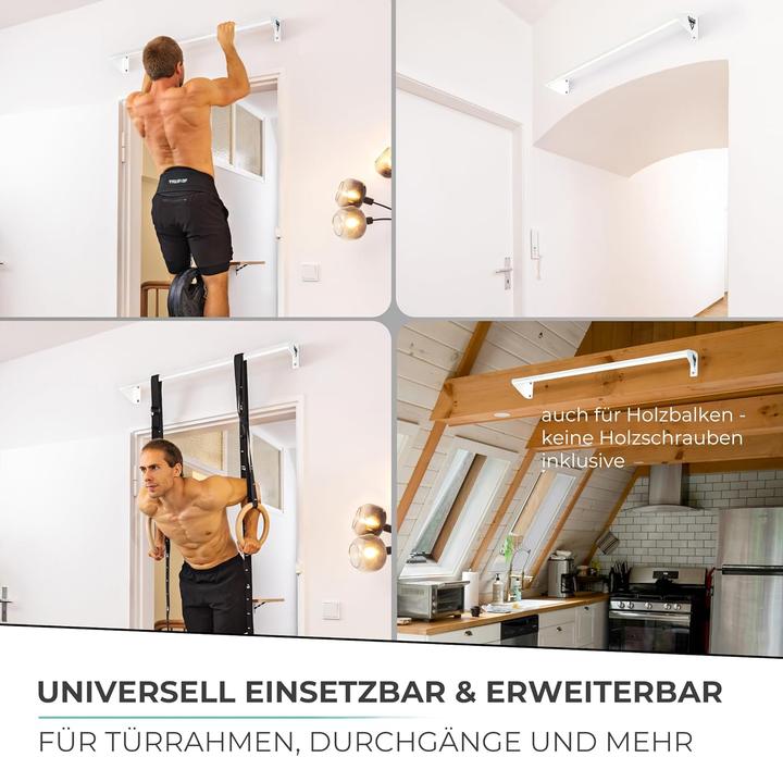 Image du produit Pullup & Dip Klimmzugstange zur Wandmontage