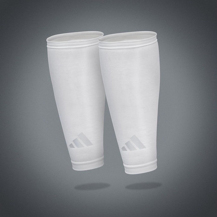 Produktbild adidas Compression Calf Sleeves Weiss, S-M