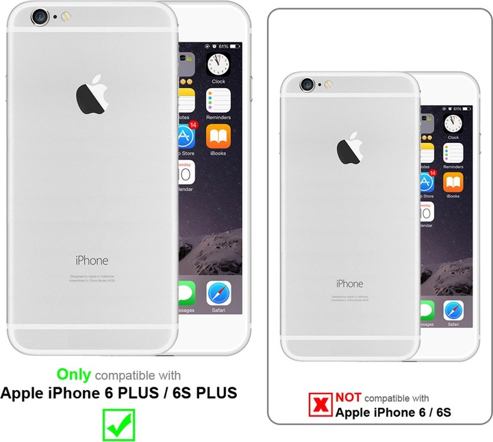 Image du produit Cadorabo Couverture TPU brossé (Apple iPhone 6 Plus)