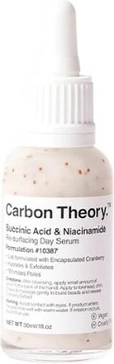 Produktbild Carbon Theory Succinic Acid & Niacinamide Day Serum (Re-surfacing Day Serum) 30 ml (30 ml)