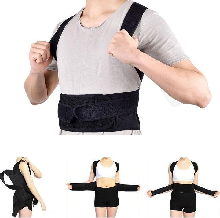 Produktbild Stride Geradehalter XL Rückenstütze Haltungsunterstützung für Männer und Frauen Schwarz (XL)