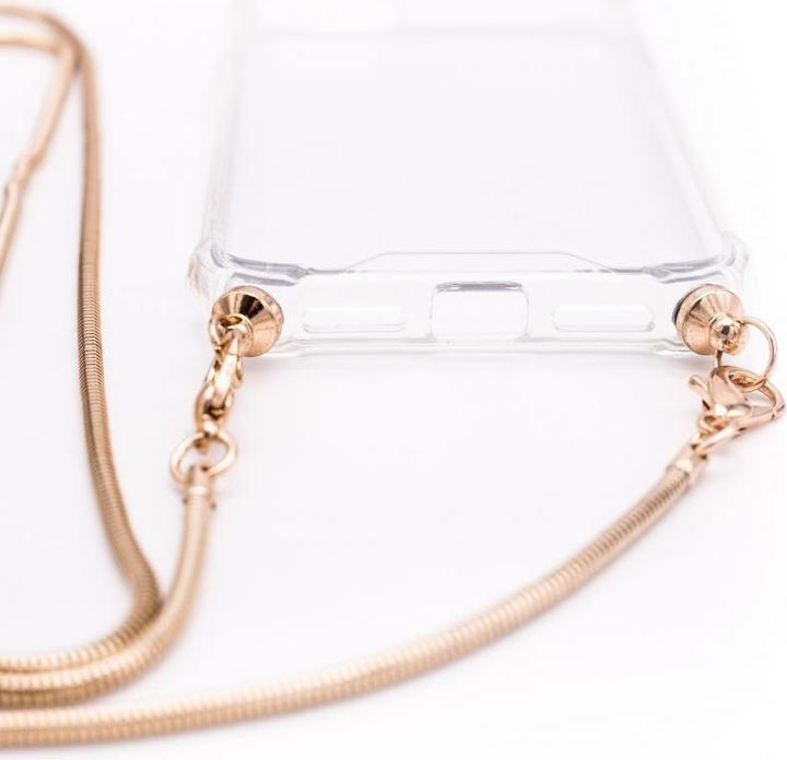 Produktbild Evelatus Galaxy A50 Silicone TPU Transparent with Necklace Strap