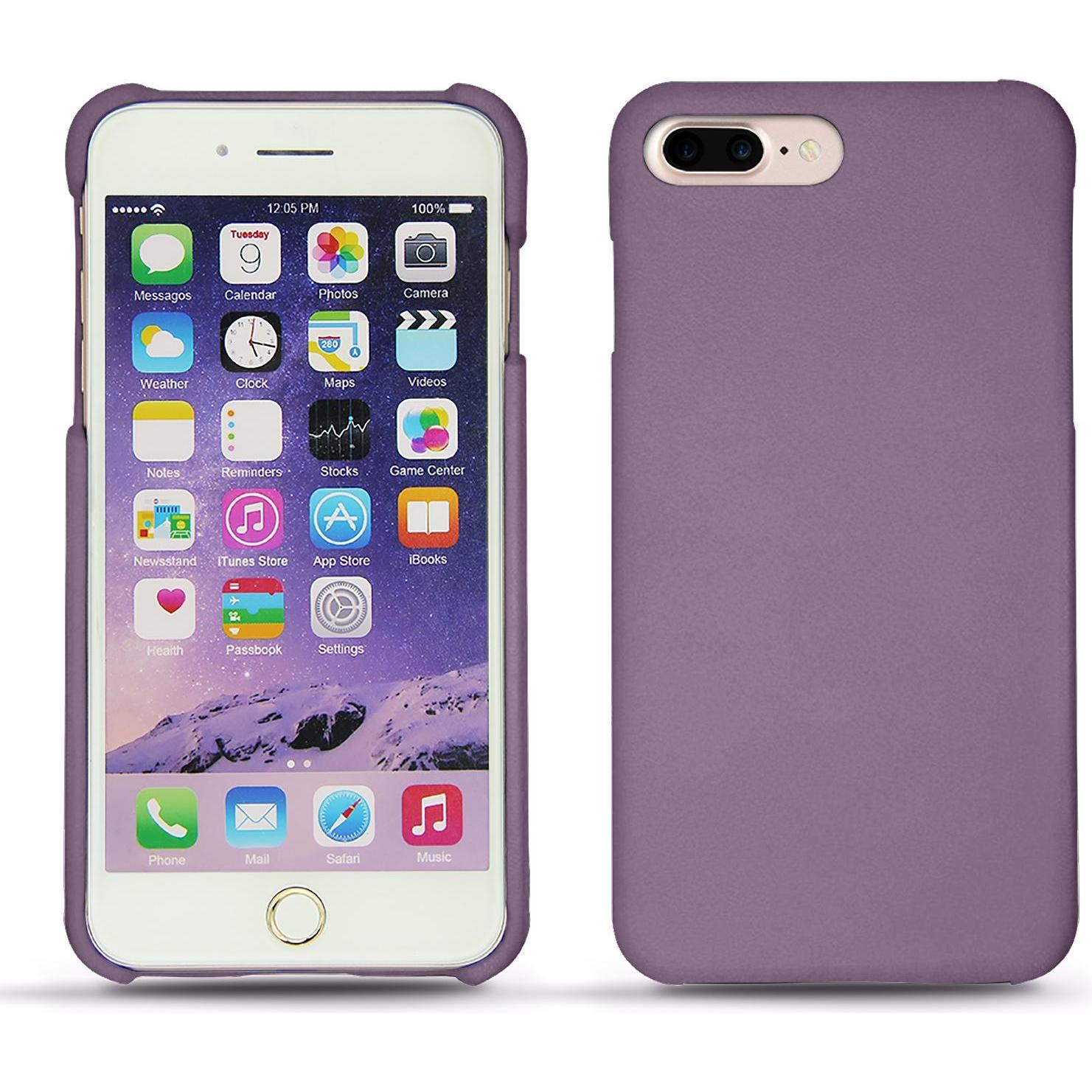 Noreve Lederschutzhülle (Apple iPhone 7 Plus), Smartphone Hülle, Violett