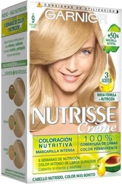 Garnier Tinte Pelo Nutrisse 9 Rubio Muy Claro (9 Rubio Muy Claro)