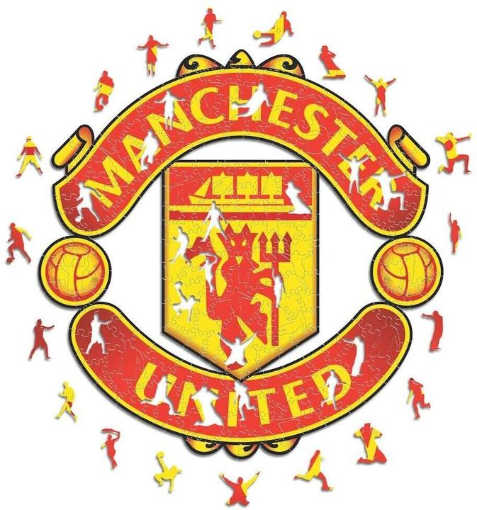 Productafbeelding Iconic FC Manchester United - Logo - Holz Puzzle Grösse M (270 Teile) (270 onderdelen)