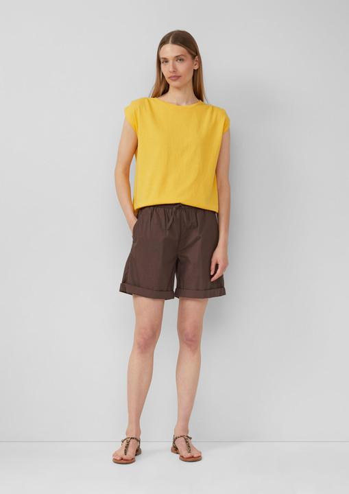 Actual product image S.Oliver T-Shirt Verkürztes T-Shirt mit Faltendetails (36)