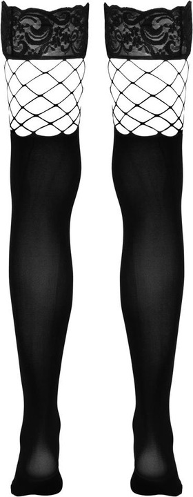 Actual product image Cottelli Collection Stockings with mesh detail (M, L)
