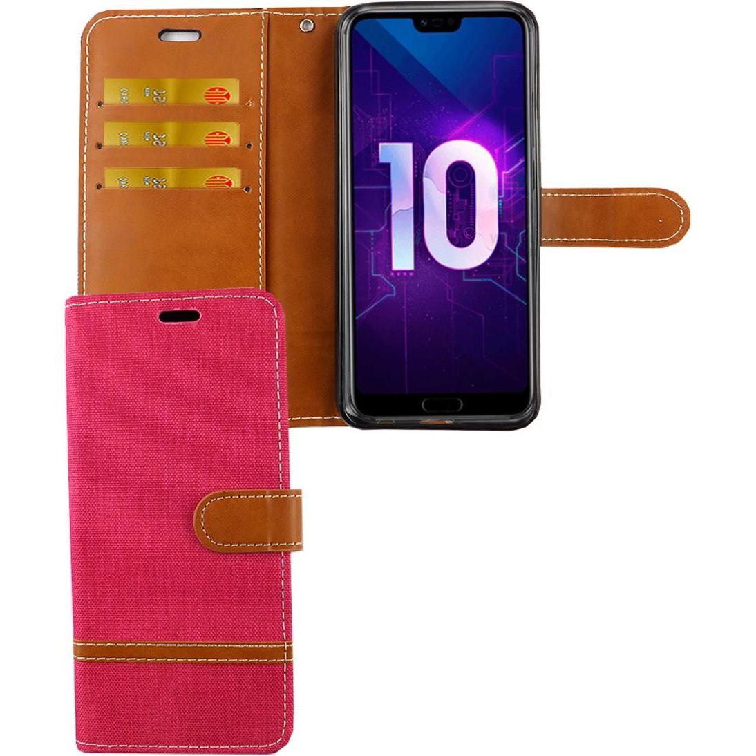 König Design Hülle Handy Schutz für Huawei Honor 10 Case Cover Tasche Wallet Etui Handyhülle (Honor 10), Smartphone Hüll...
