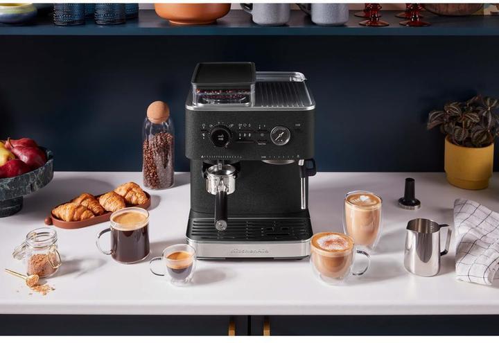 Productafbeelding KitchenAid 5KES6551EBK Siebträgermaschine mit Mahlwerk