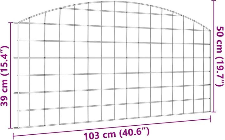 Produktbild vidaXL Gartenbarriere