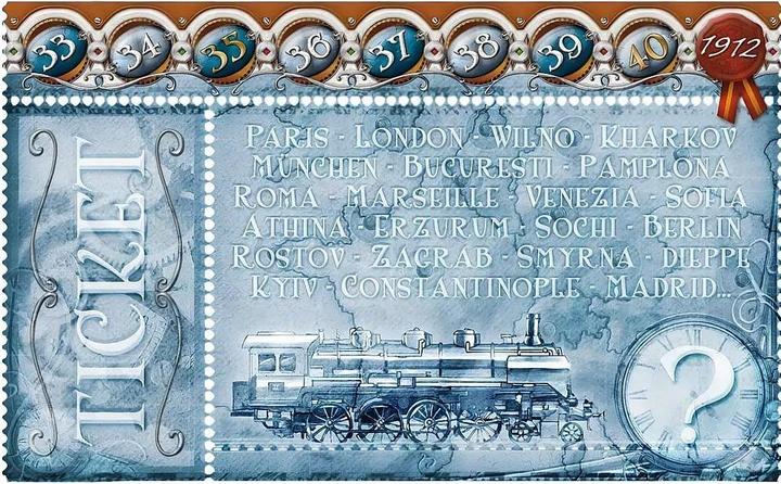 Produktbild Asmodée Zug um Zug Europa 1912 (Deutsch, Englisch, Französisch, 2 - 5 Spieler)