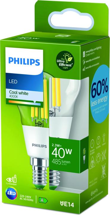 Immagine prodotto Philips LED classico (E14, 2.30 W, 485 lm, 1 x, A)
