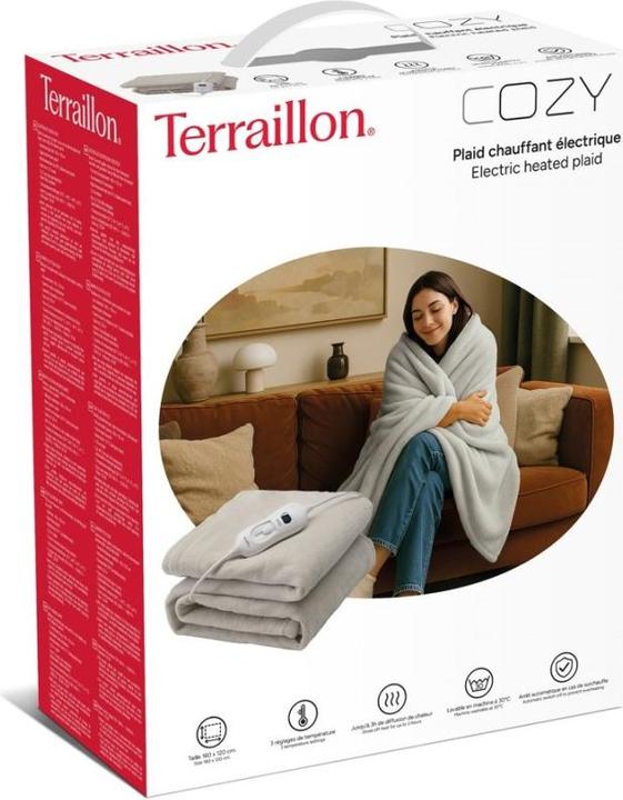 Produktbild Terraillon COZY LIGHT GREY Wärmedecke (160 x 120 cm)