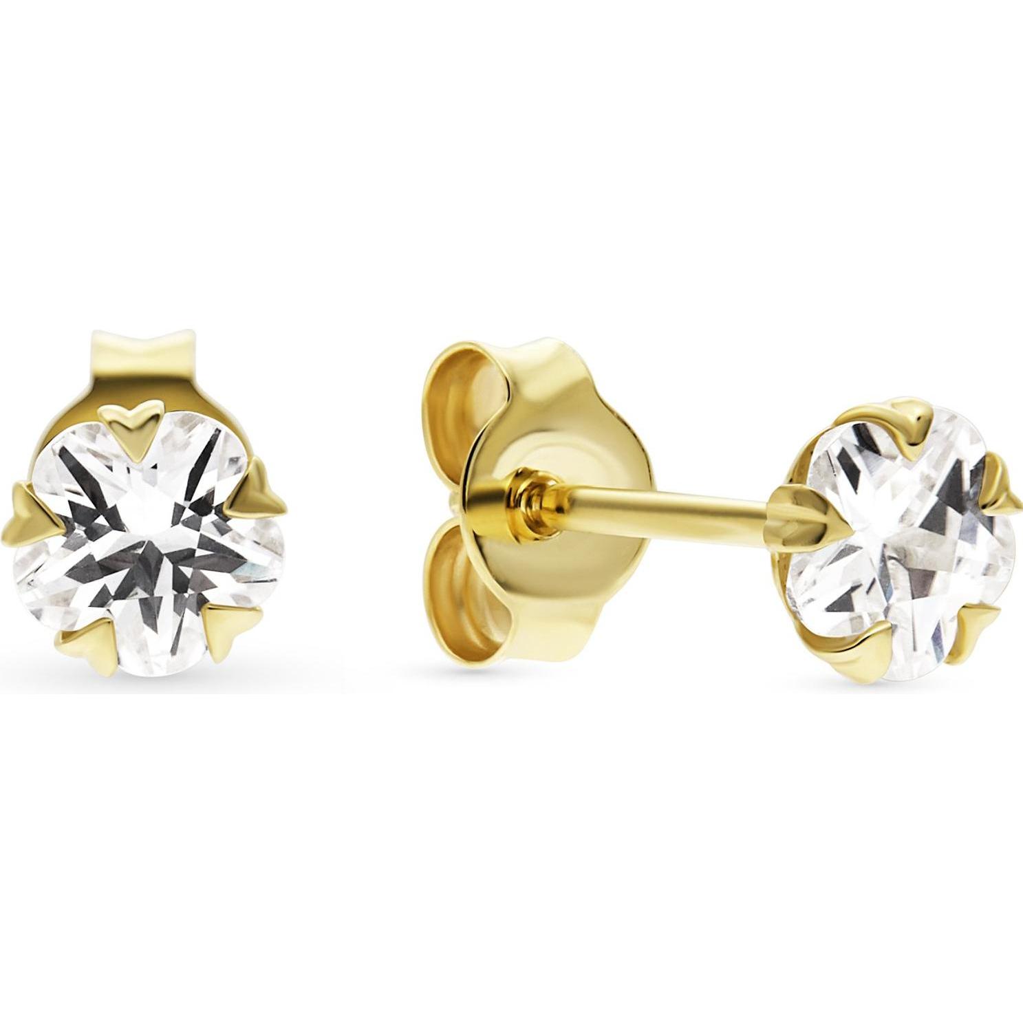 Favs, Ohrringe, Ohrstecker, (375er Gelbgold)