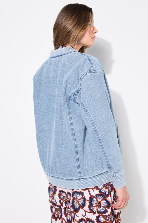 Produktbild Studio Untold Jeans-Bomberjacke, Steppfutter, verdeckter Zipper (42, 44)