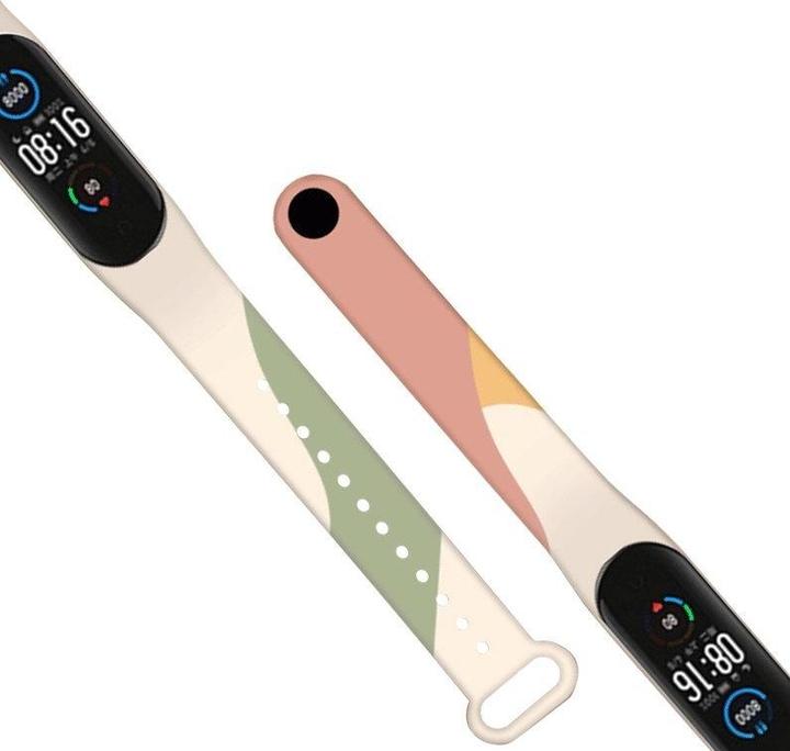 Actual product image Hurtel Strap Moro Wristband for Xiaomi Mi Band 4 / Mi Band 3 Silicone Strap Camo Watch Bracelet (5) (Plastic)