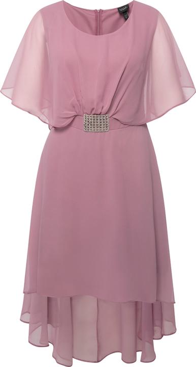 Produktbild Ulla Popken Abendkleid, Chiffon, V-Ausschnitt, Halbarm, Unterkleid (52)