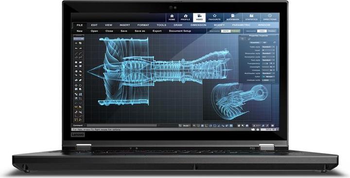 Actual product image Lenovo ThinkPad – P53 (15.60", Intel Core i7-9850H, 16 GB, 512 GB, DE)