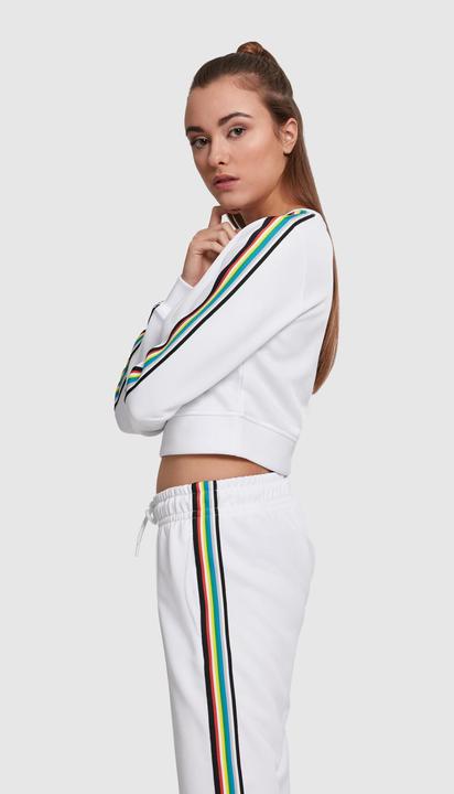 Produktbild Urban Classics Ladies Multicolor Taped Sleeve Crewneck (3XL)
