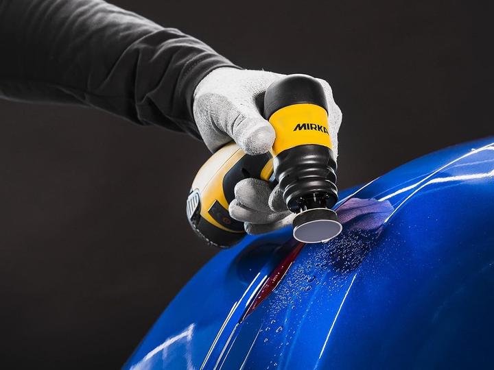 Produktbild Mirka Akkubetriebene Exzenterschleifmaschine mit 2 Akkus und Ladegerät (Exzenterschleifer, Schwingschleifer)