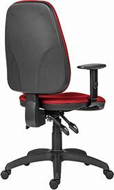 Produktbild Powerton ERGO ANNA Ergonomischer Bürostuhl, Rot (43 - 55 cm)