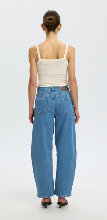 Produktbild Selected Mid Waist Barrel Fit Jeans (26)